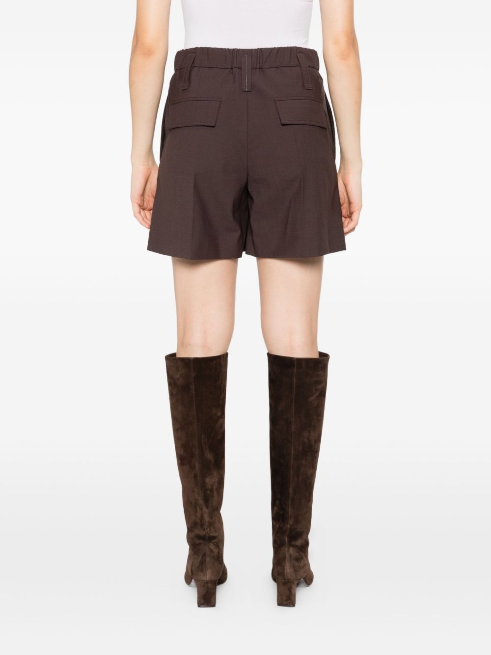 Brunello Cucinelli Brown Shorts Glam Steals