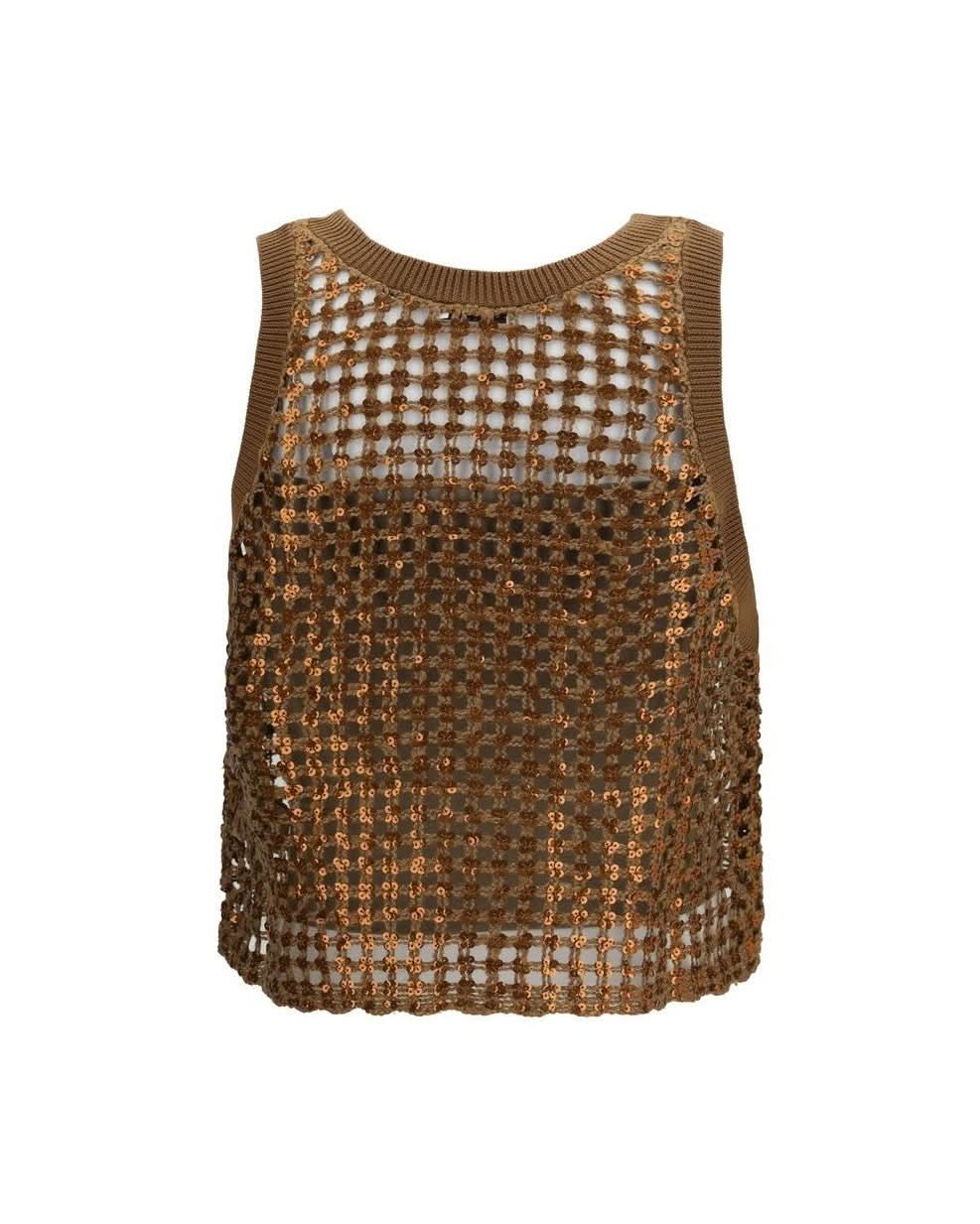 Brunello Cucinelli Brown Silk Blouse Glam Steals