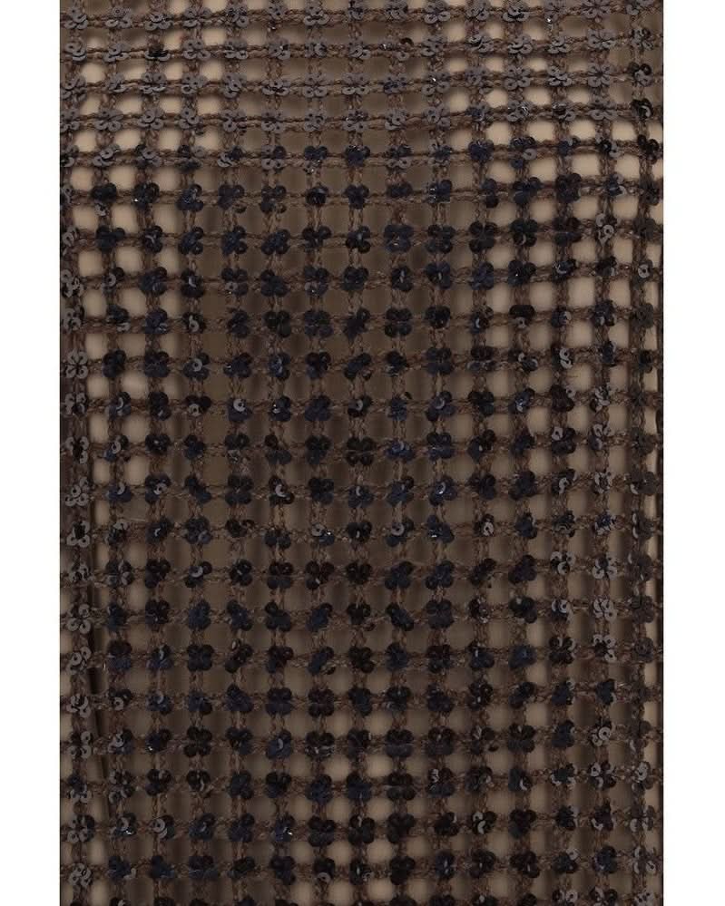 Brunello Cucinelli Brown Silk Cocktail Dress Glam Steals