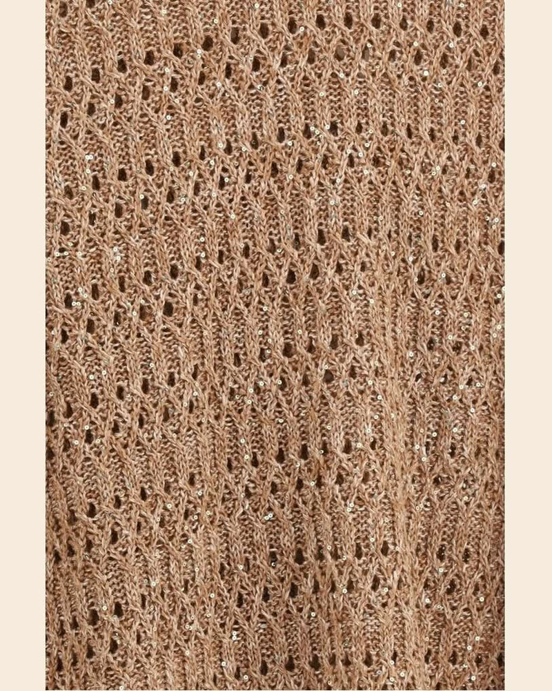 Brunello Cucinelli Brown Silk Sweatshirt Glam Steals