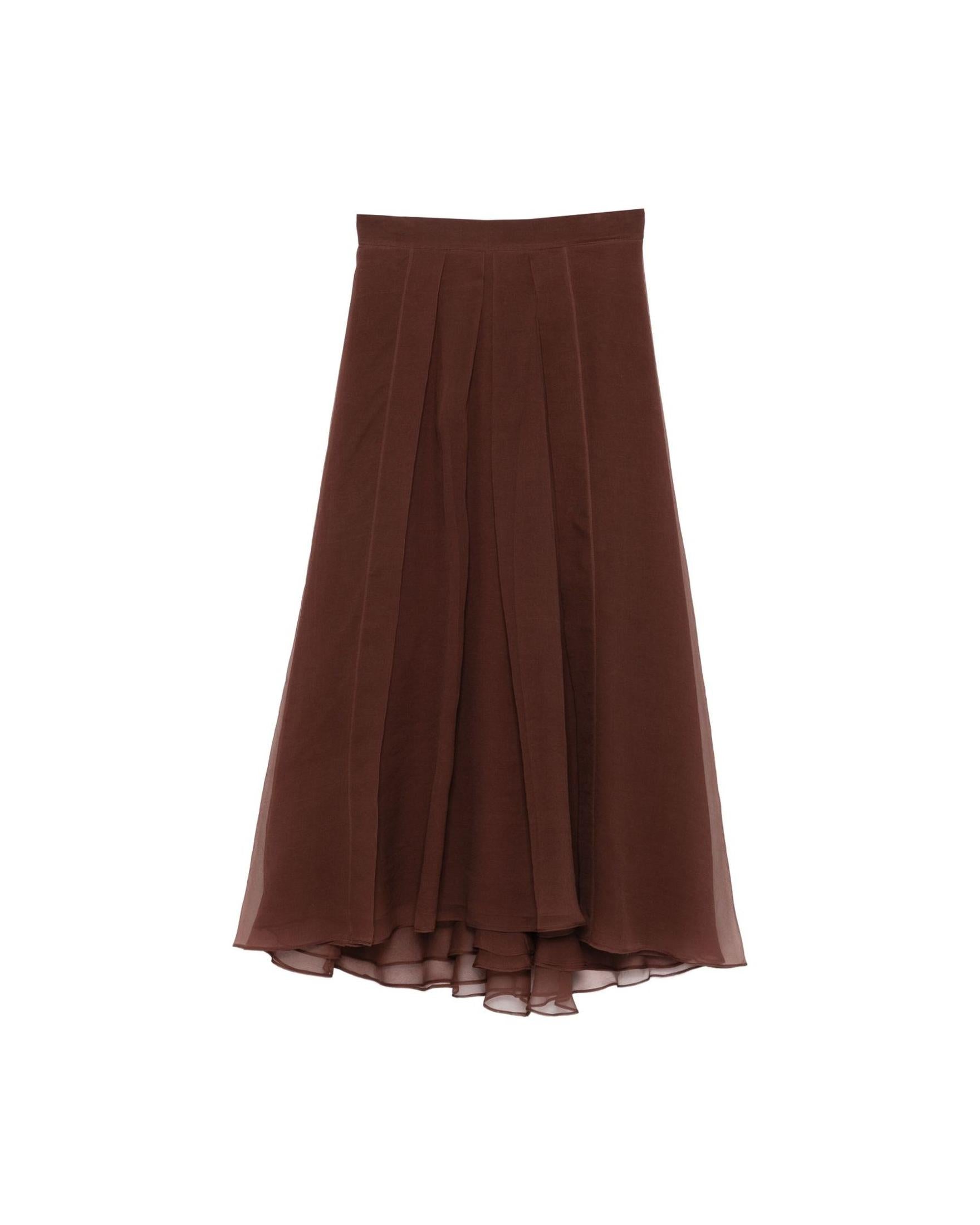 Brunello Cucinelli Brown Skirt Glam Steals