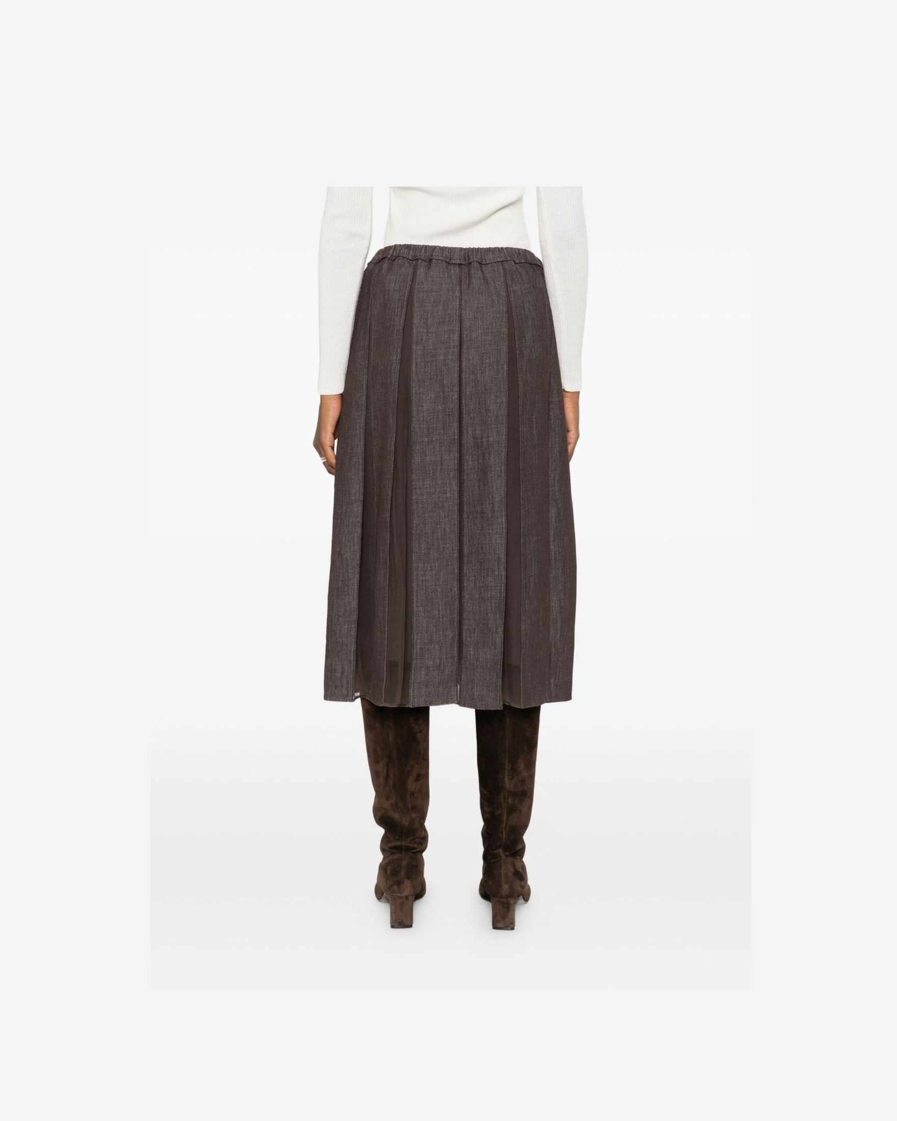 Brunello Cucinelli Brown Skirt Glam Steals