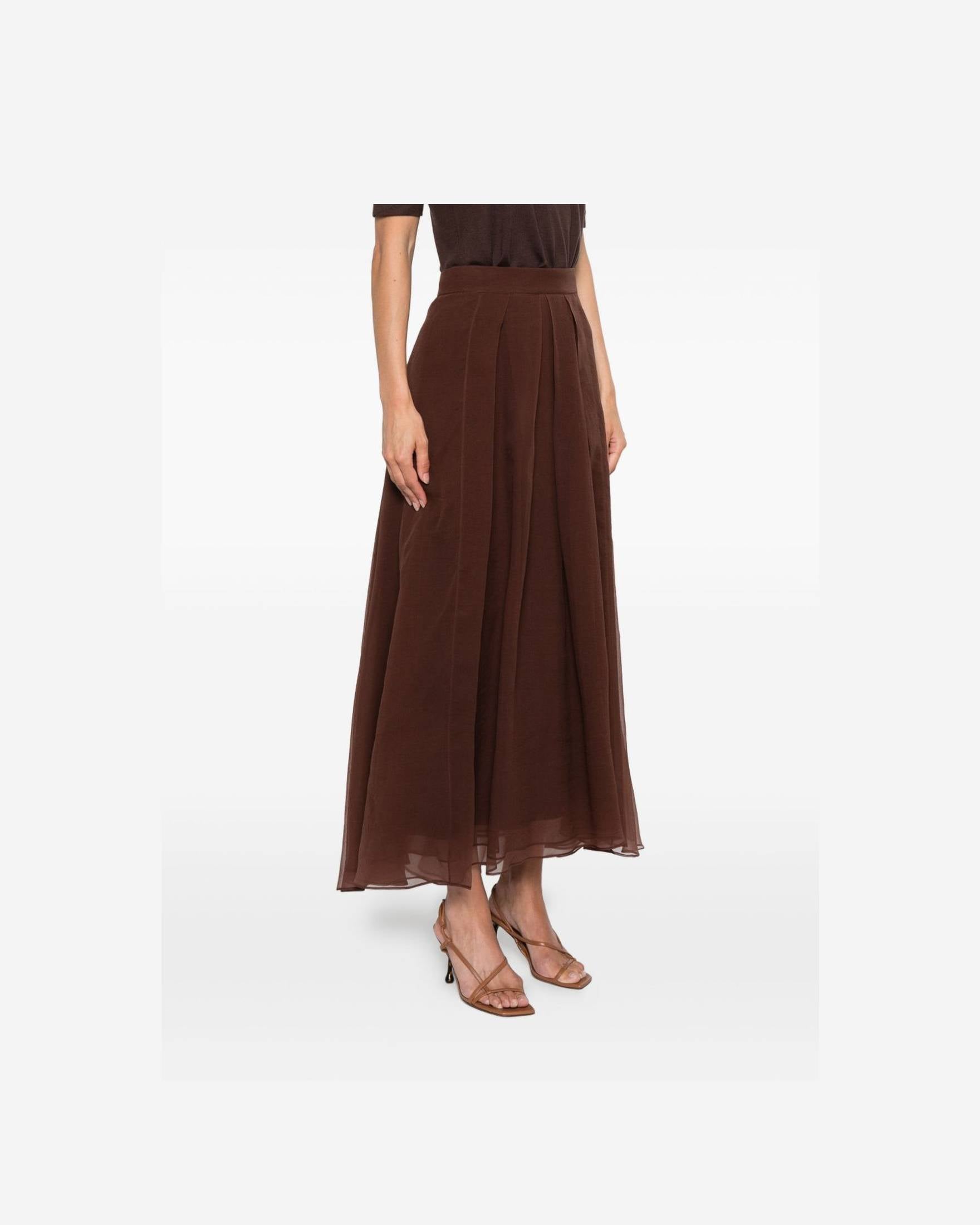 Brunello Cucinelli Brown Skirt Glam Steals