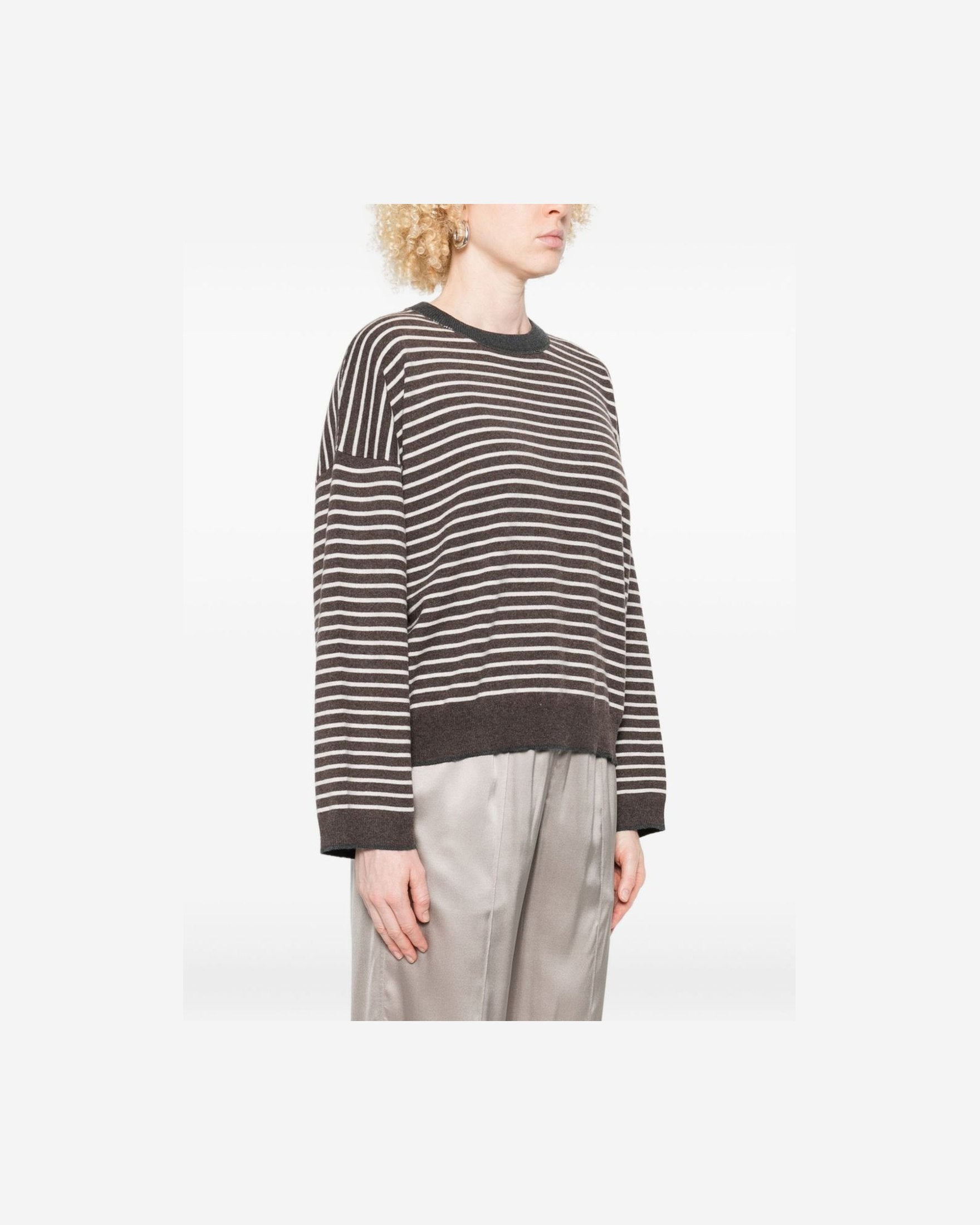 Brunello Cucinelli Brown Sweater Glam Steals