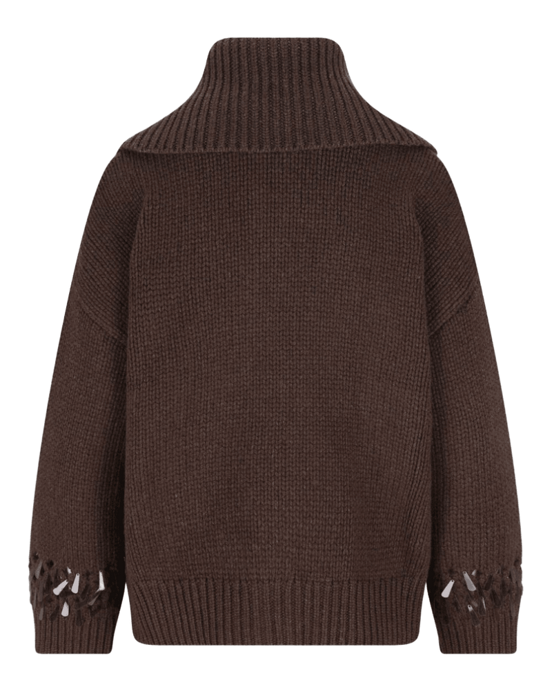 Brunello Cucinelli Brown Sweater Glam Steals