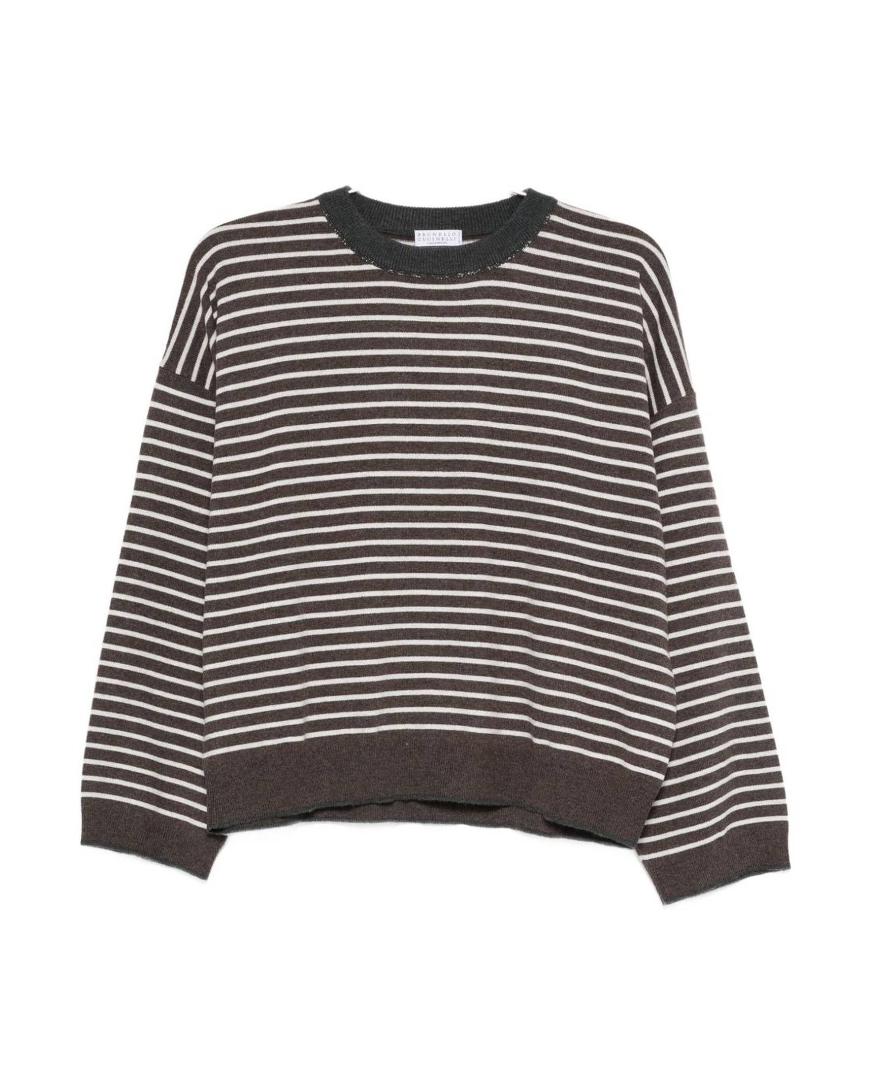 Brunello Cucinelli Brown Sweater Glam Steals