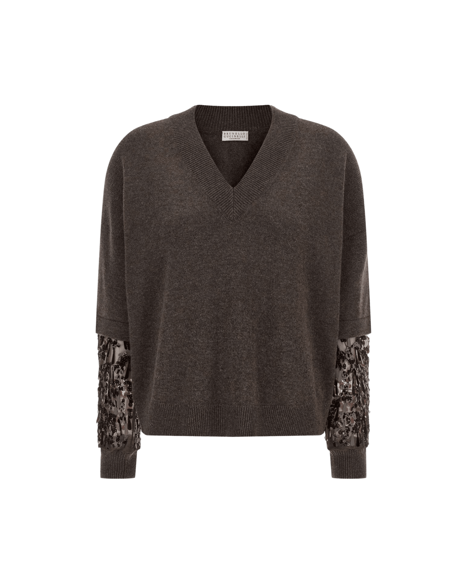 Brunello Cucinelli Brown Sweater Glam Steals