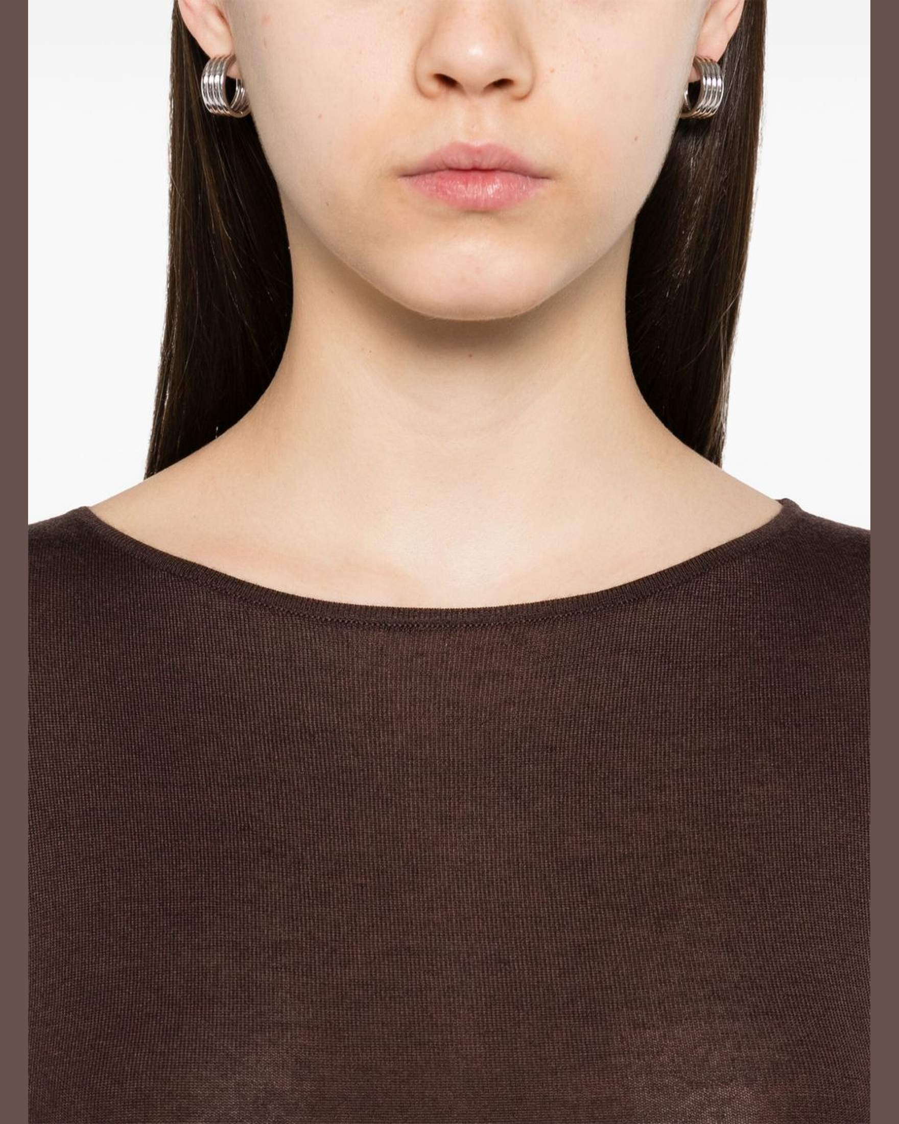 Brunello Cucinelli Brown Sweater Glam Steals