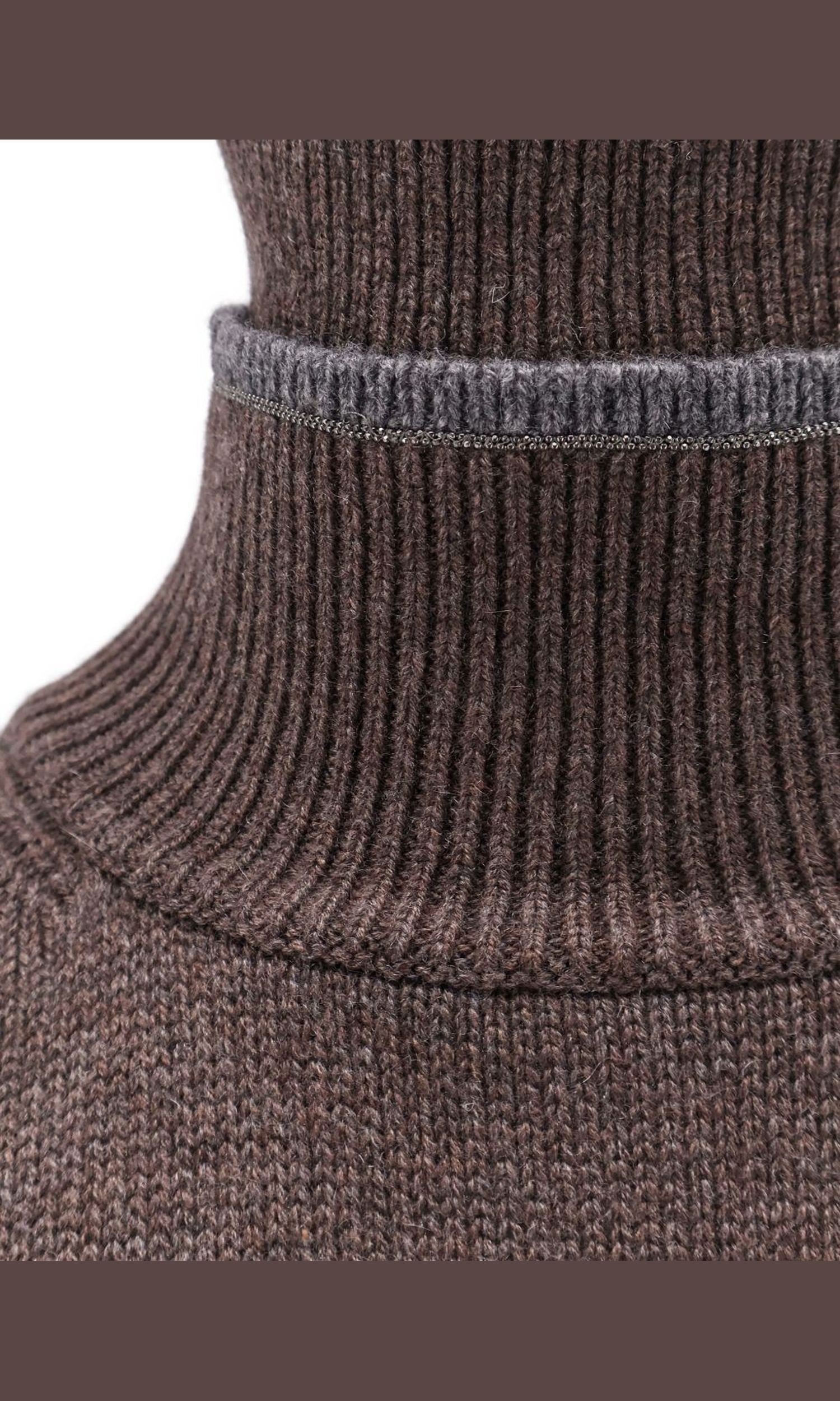Brunello Cucinelli Brown Sweater Glam Steals