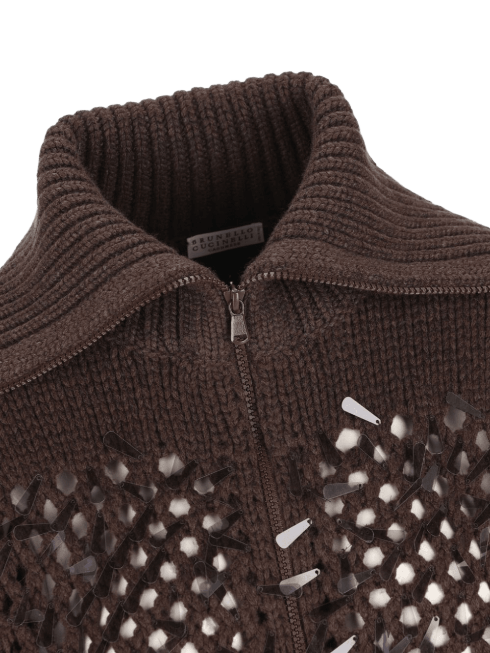 Brunello Cucinelli Brown Sweater Glam Steals
