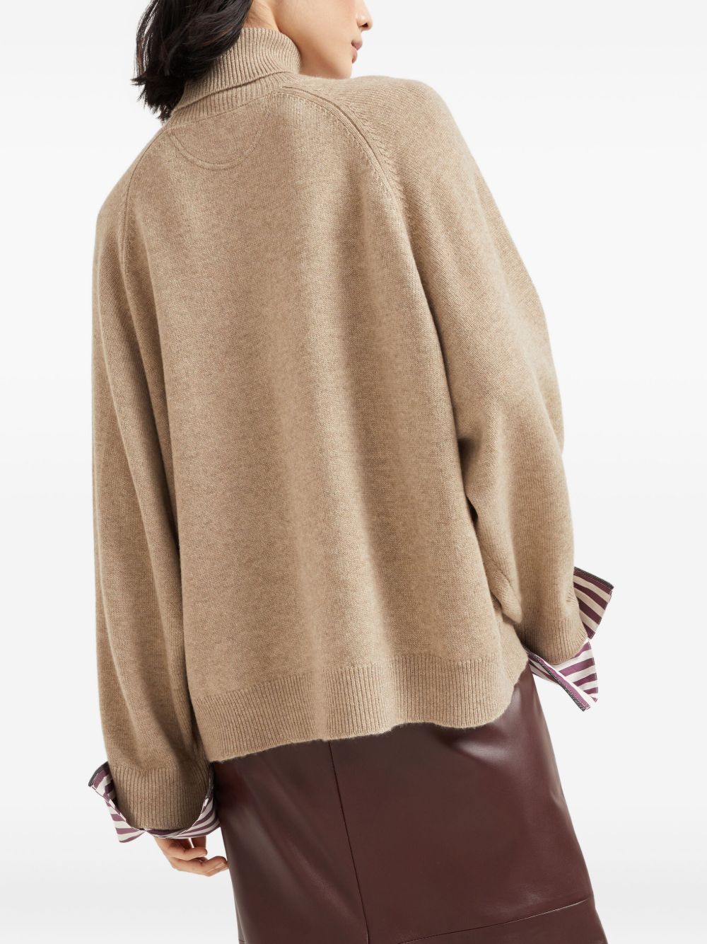 Brunello Cucinelli Brown Sweater Glam Steals
