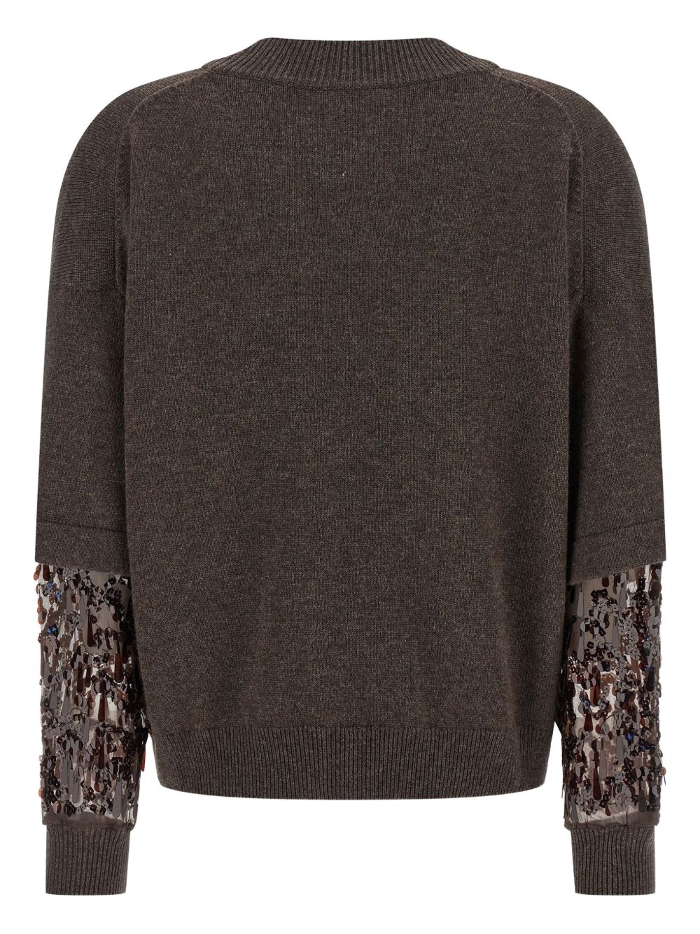 Brunello Cucinelli Brown Sweater Glam Steals