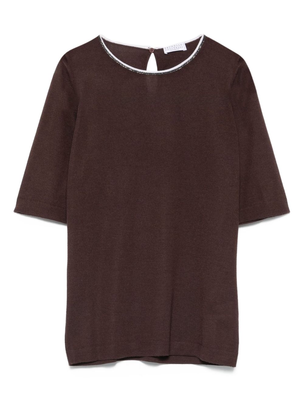 Brunello Cucinelli Brown Sweater Glam Steals