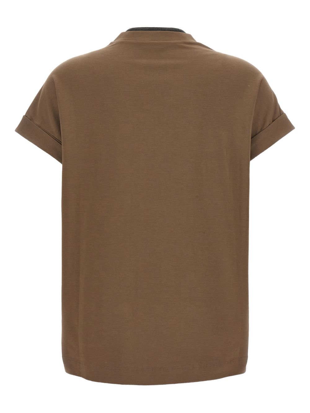 Brunello Cucinelli Brown T-shirt Glam Steals