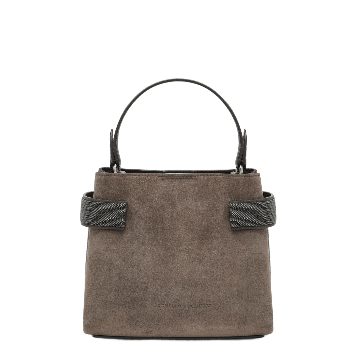 Brunello Cucinelli Brown Top Handle Essence Small Bag Glam Steals