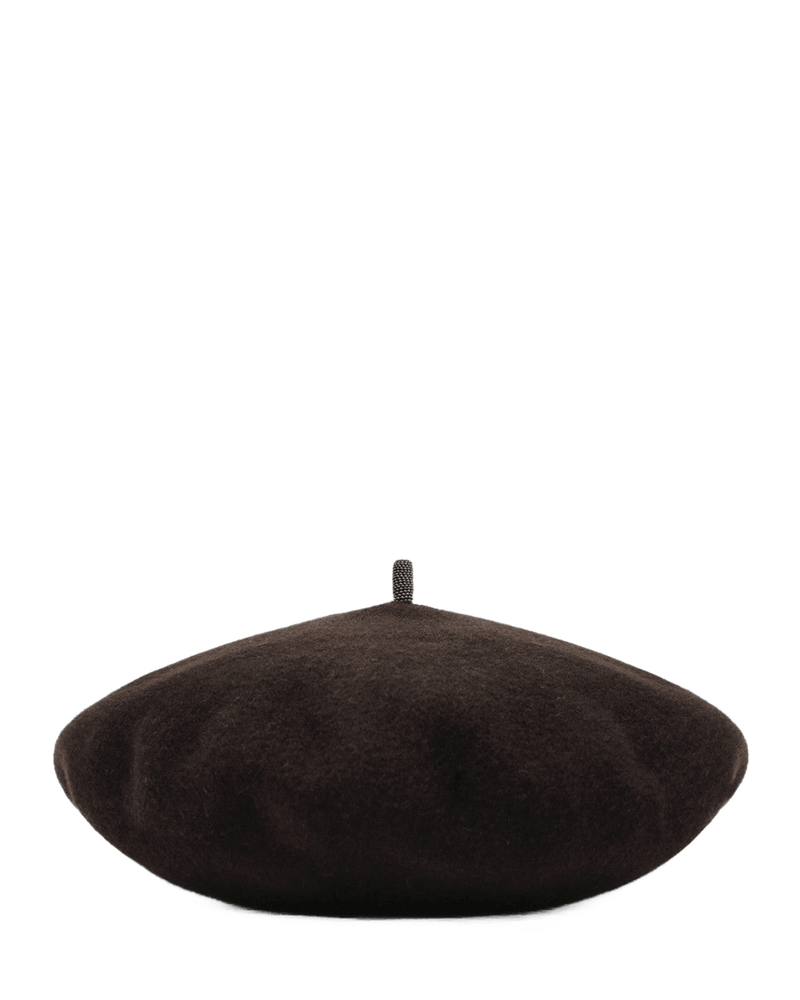 Brunello Cucinelli Brown Wool Beanie Glam Steals