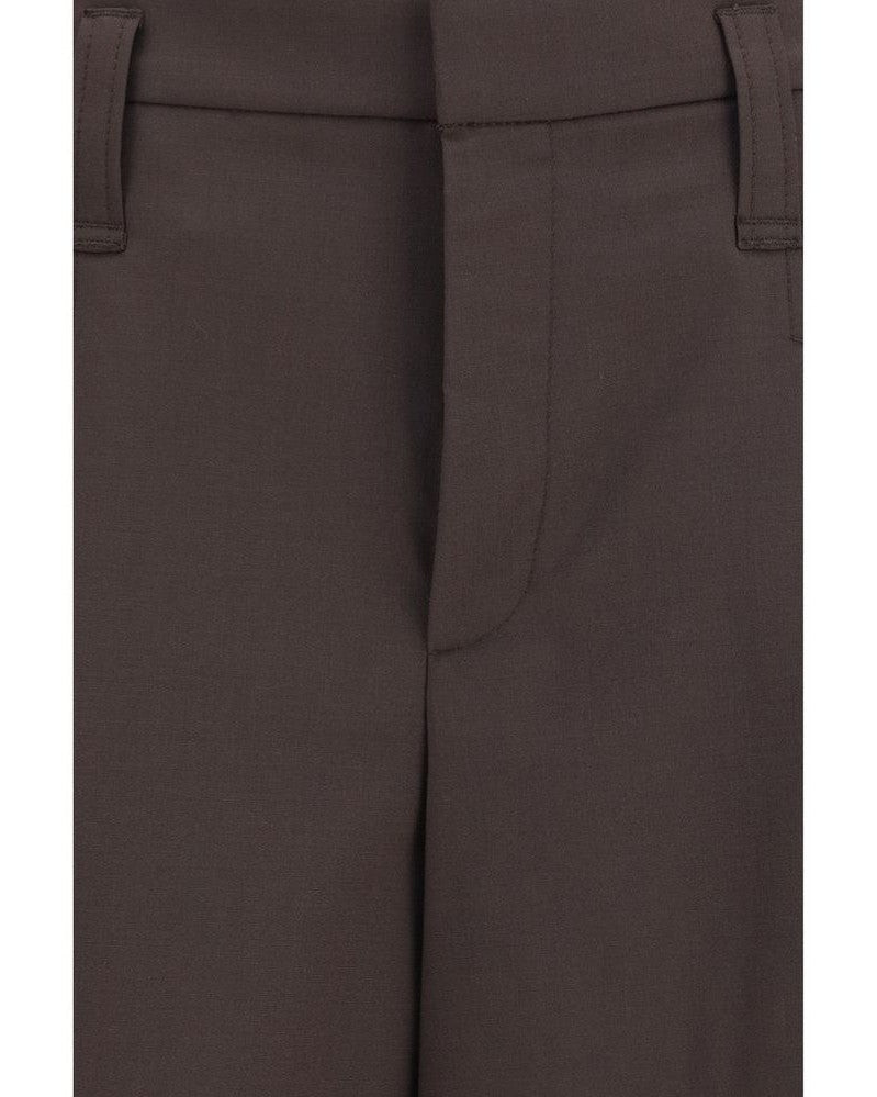 Brunello Cucinelli Brown Wool Oves Aries Bermuda Shorts Glam Steals