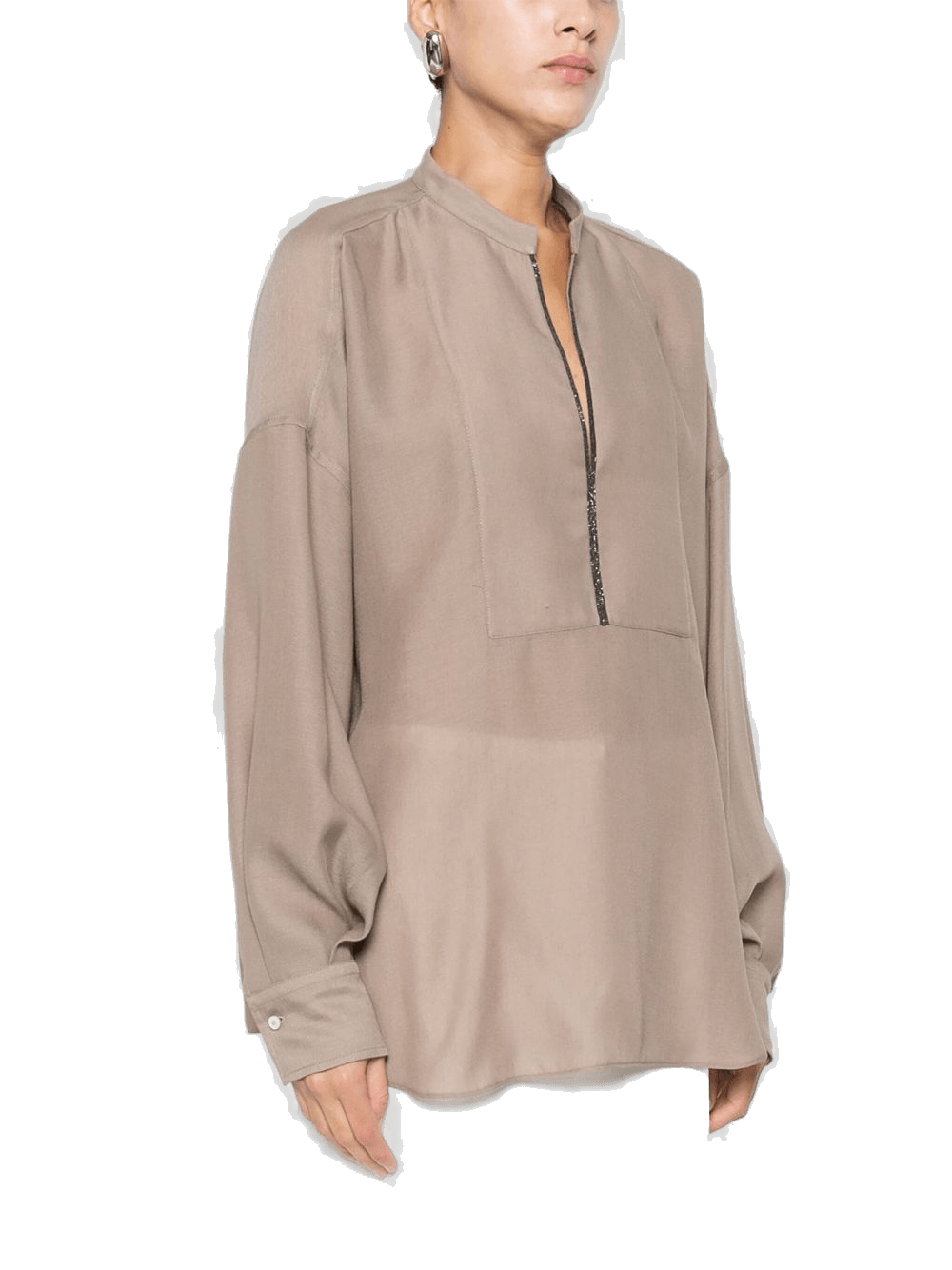 Brunello Cucinelli Camel Shirt Glam Steals
