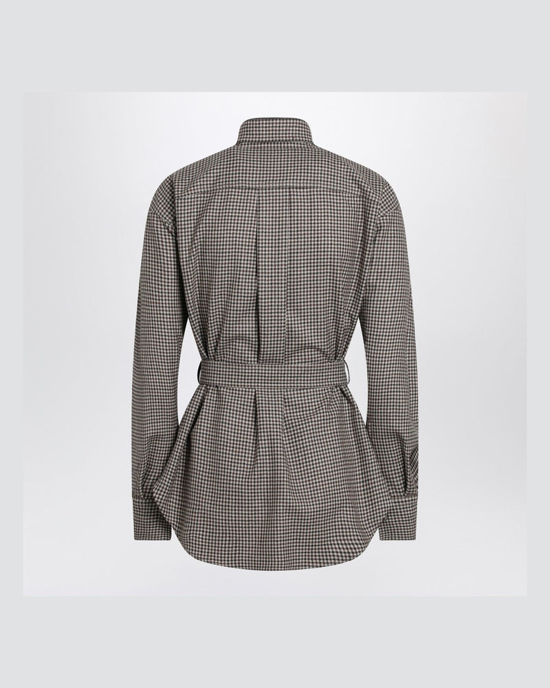 Brunello Cucinelli Check Pattern Shirt Glam Steals