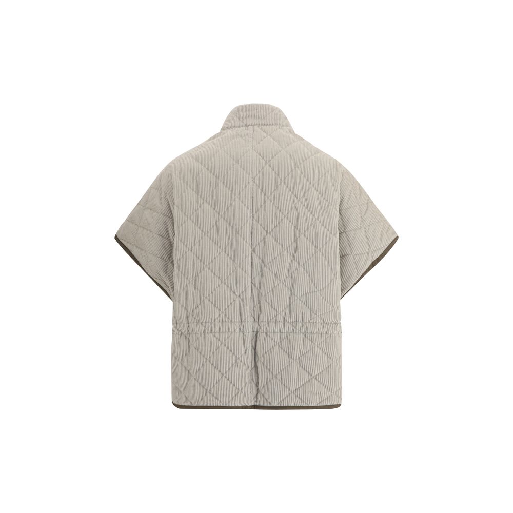 Brunello Cucinelli Corduroy Quilted Jacket Glam Steals