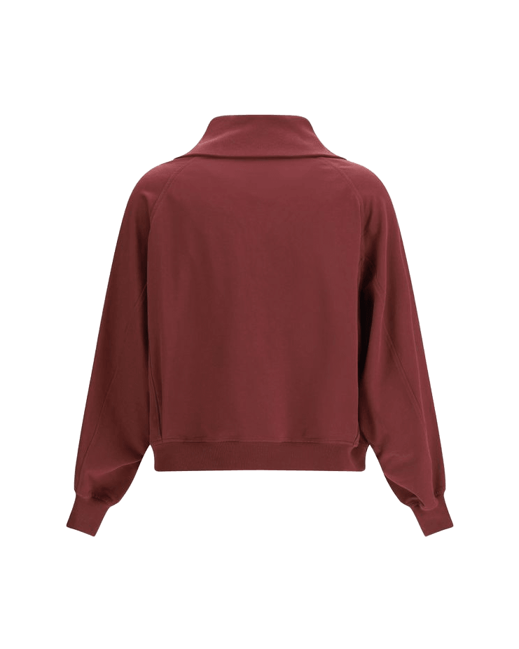 Brunello Cucinelli Cotton Bordeaux Cardigan