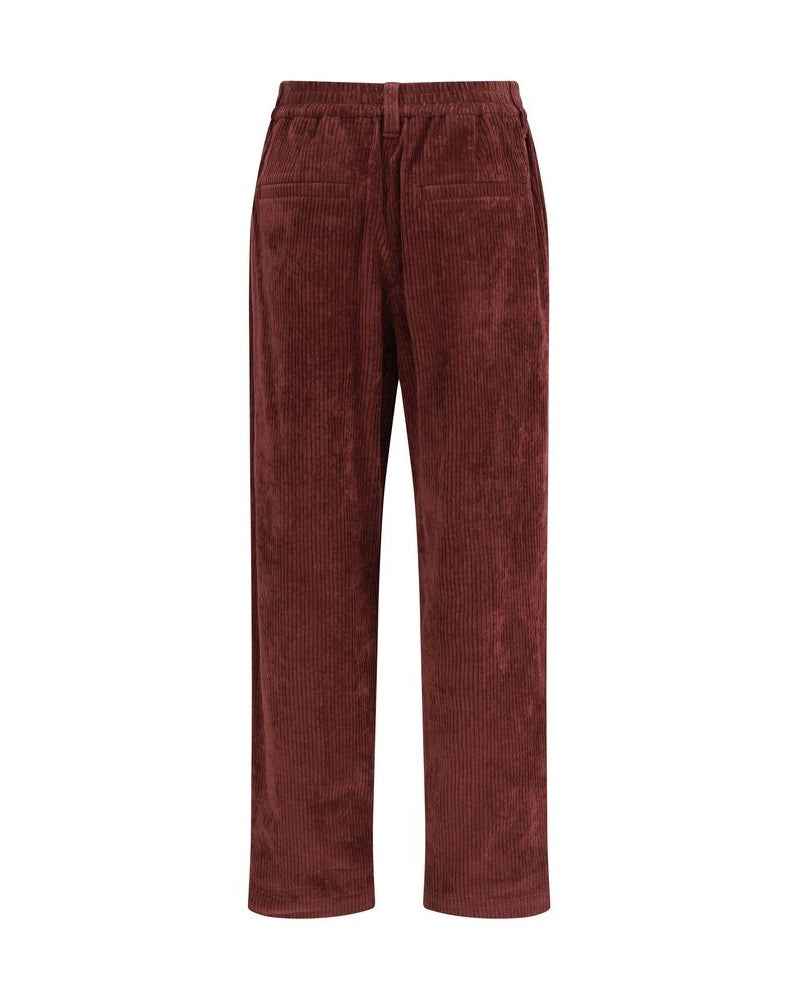Brunello Cucinelli Cotton Bordeaux Casual Pant Glam Steals