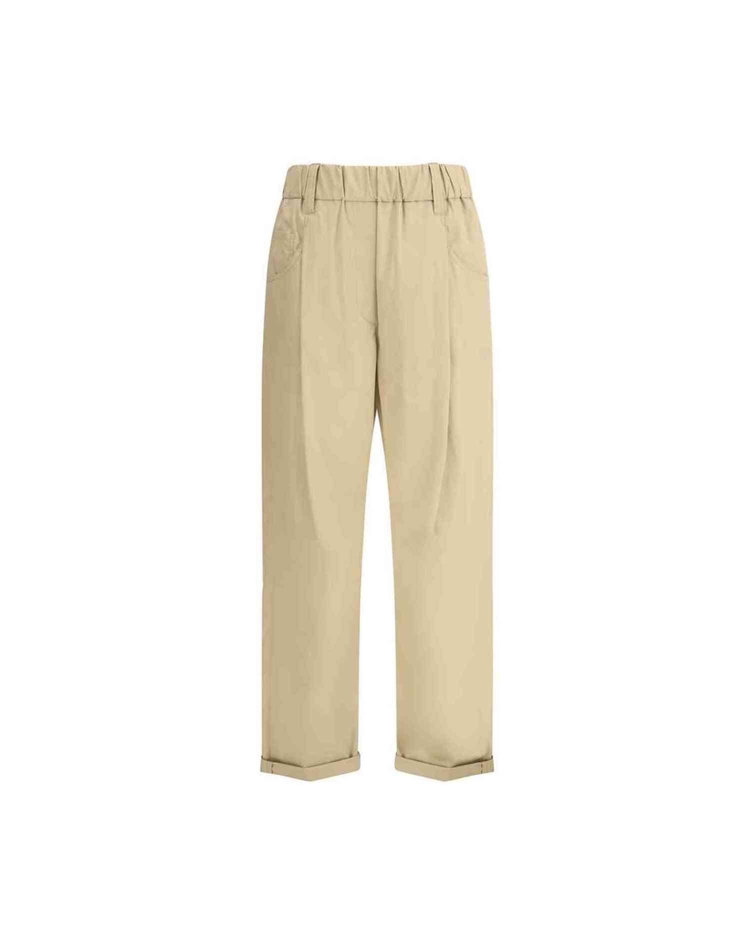 Brunello Cucinelli Cotton Elasticated Pant Glam Steals