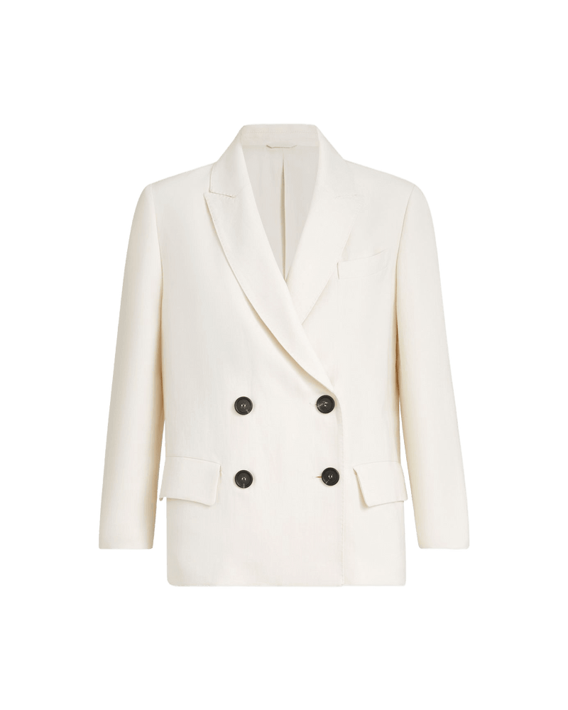 Brunello Cucinelli Cream Jacket Glam Steals