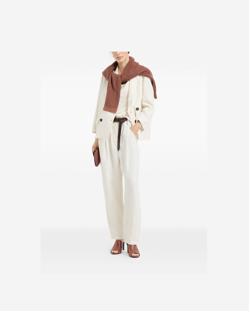 Brunello Cucinelli Cream Jacket Glam Steals