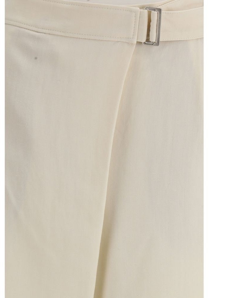 Brunello Cucinelli Cream Viscose Pant Glam Steals