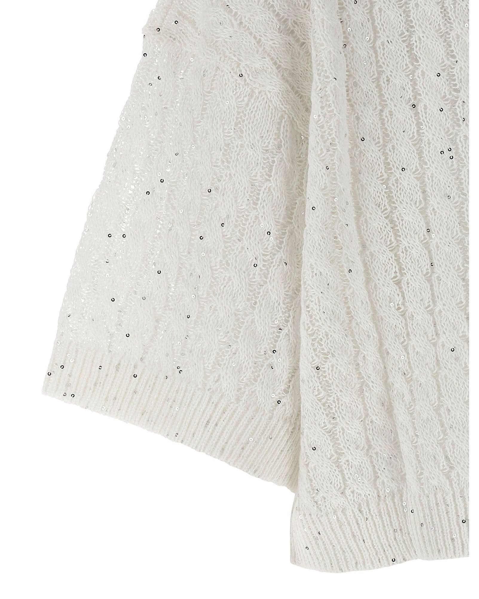 Brunello Cucinelli Dazzling Cable Cardigan Glam Steals