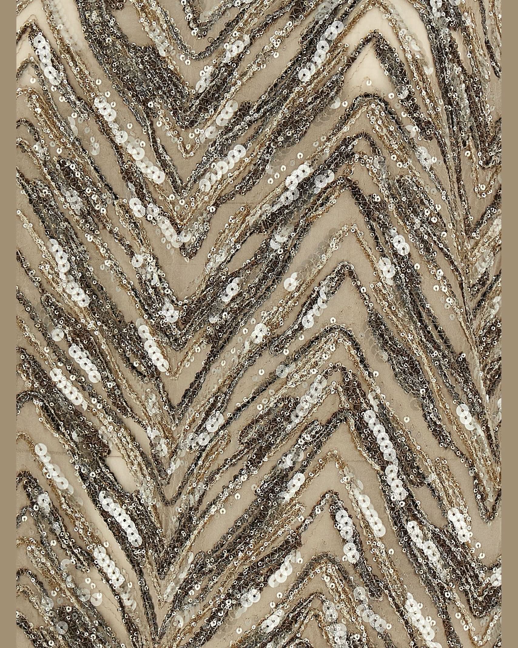 Brunello Cucinelli Dazzling Chevron Embroidery Top Glam Steals