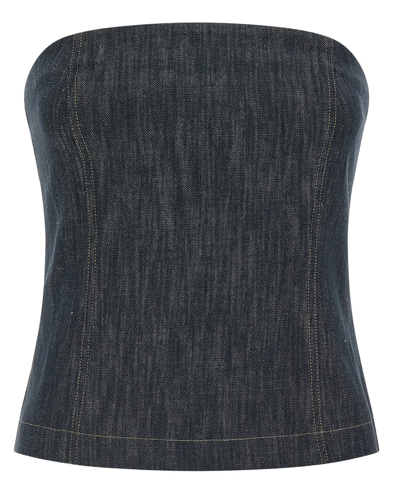 Brunello Cucinelli Denim Top Glam Steals