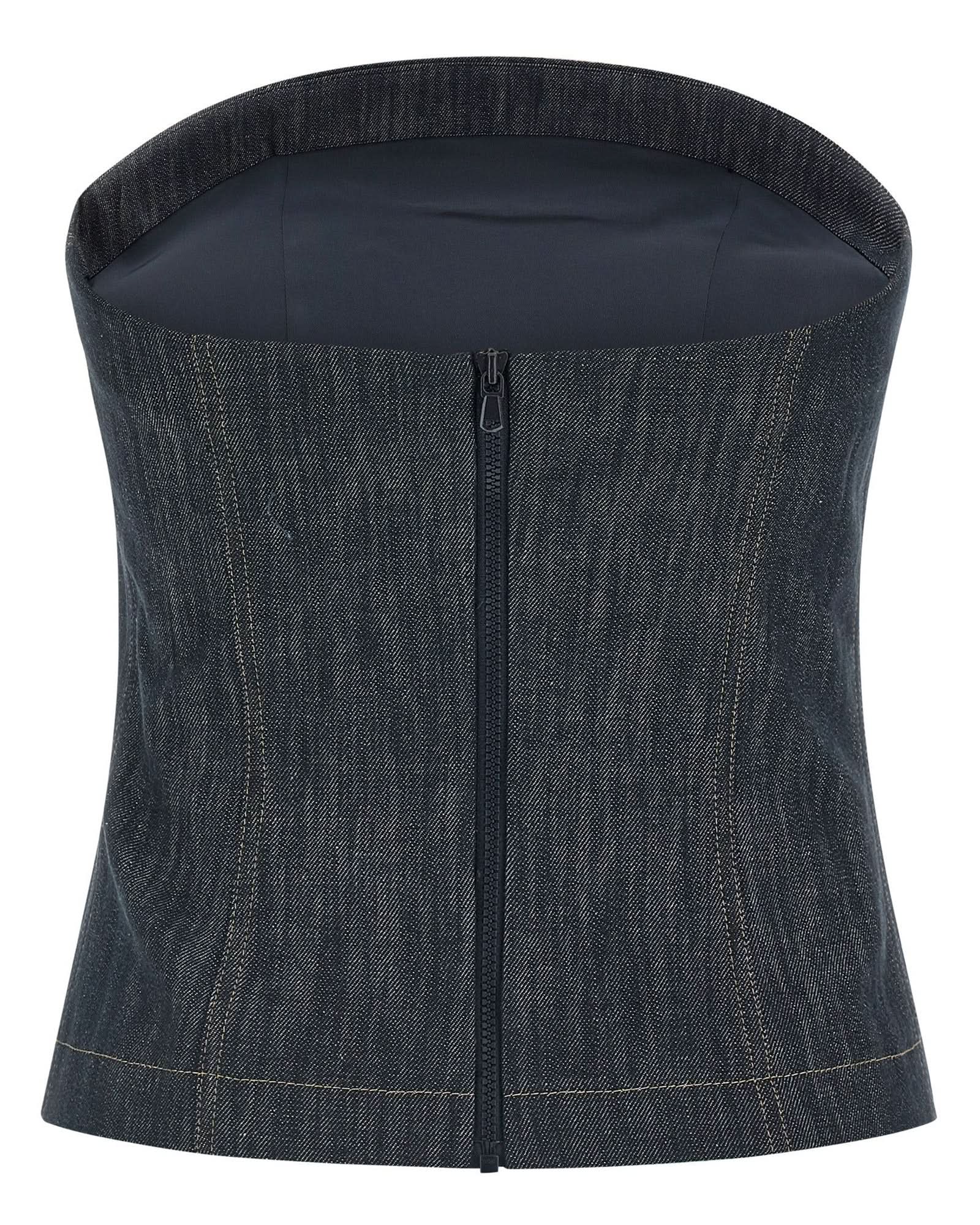 Brunello Cucinelli Denim Top Glam Steals