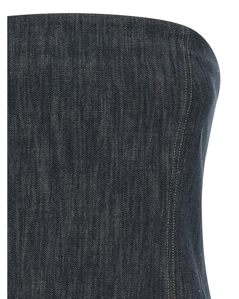 Brunello Cucinelli Denim Top Glam Steals