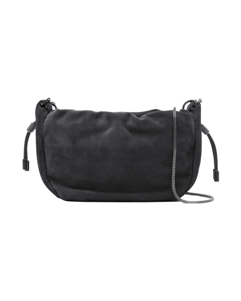 Brunello Cucinelli Drawstring Chain Strap Cross Body Bag Glam Steals