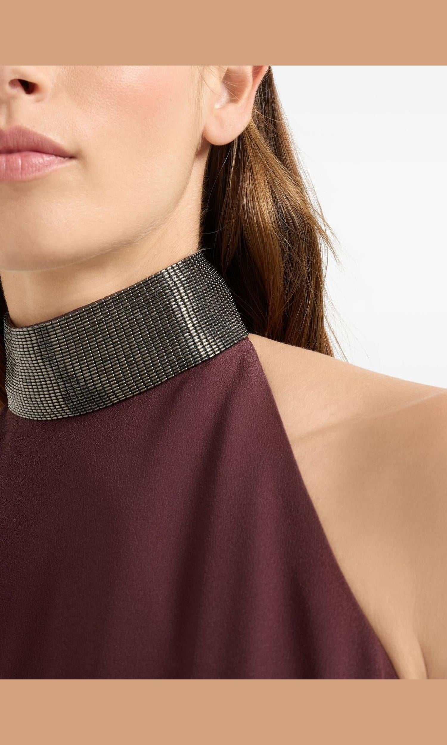 Brunello Cucinelli Dress Bordeaux Glam Steals