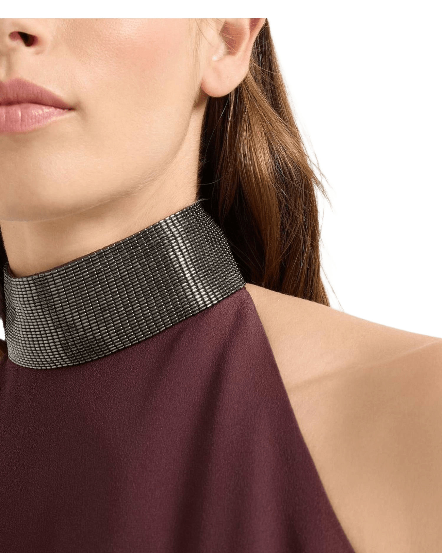 Brunello Cucinelli Dress Bordeaux Glam Steals