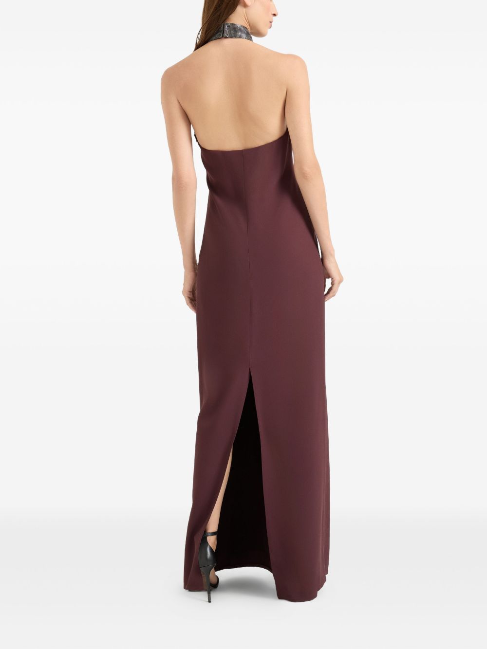 Brunello Cucinelli Dress Bordeaux Glam Steals