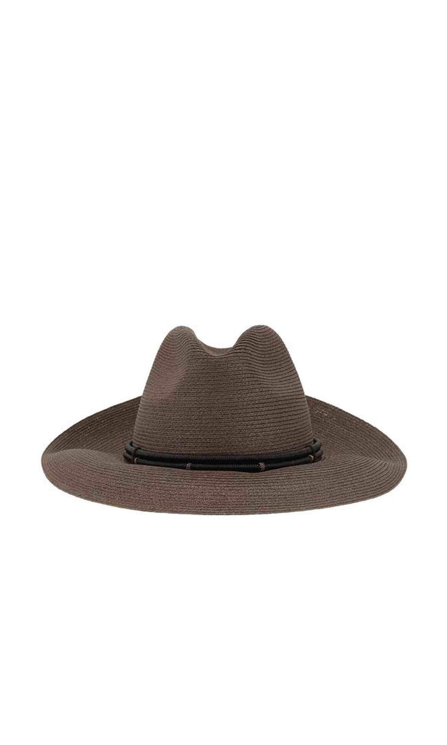 Brunello Cucinelli Fedora in hemp and techno cotton Glam Steals