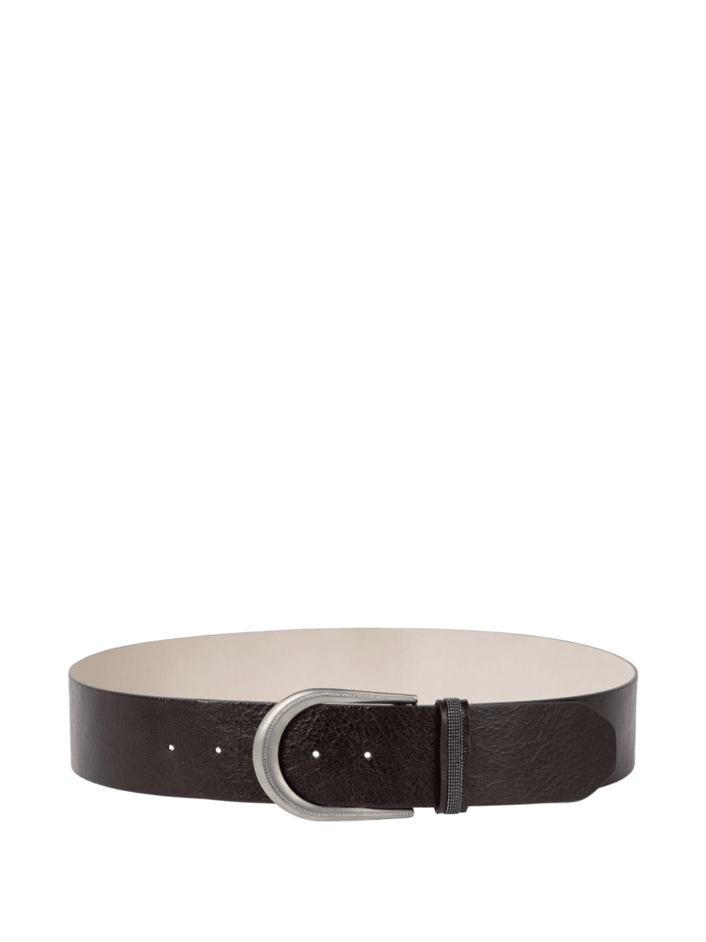 Brunello Cucinelli Glossy Calfskin Belt Glam Steals