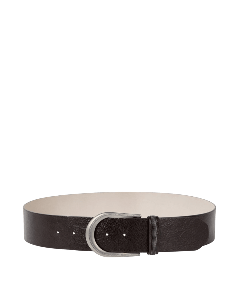 Brunello Cucinelli Glossy Calfskin Belt Glam Steals