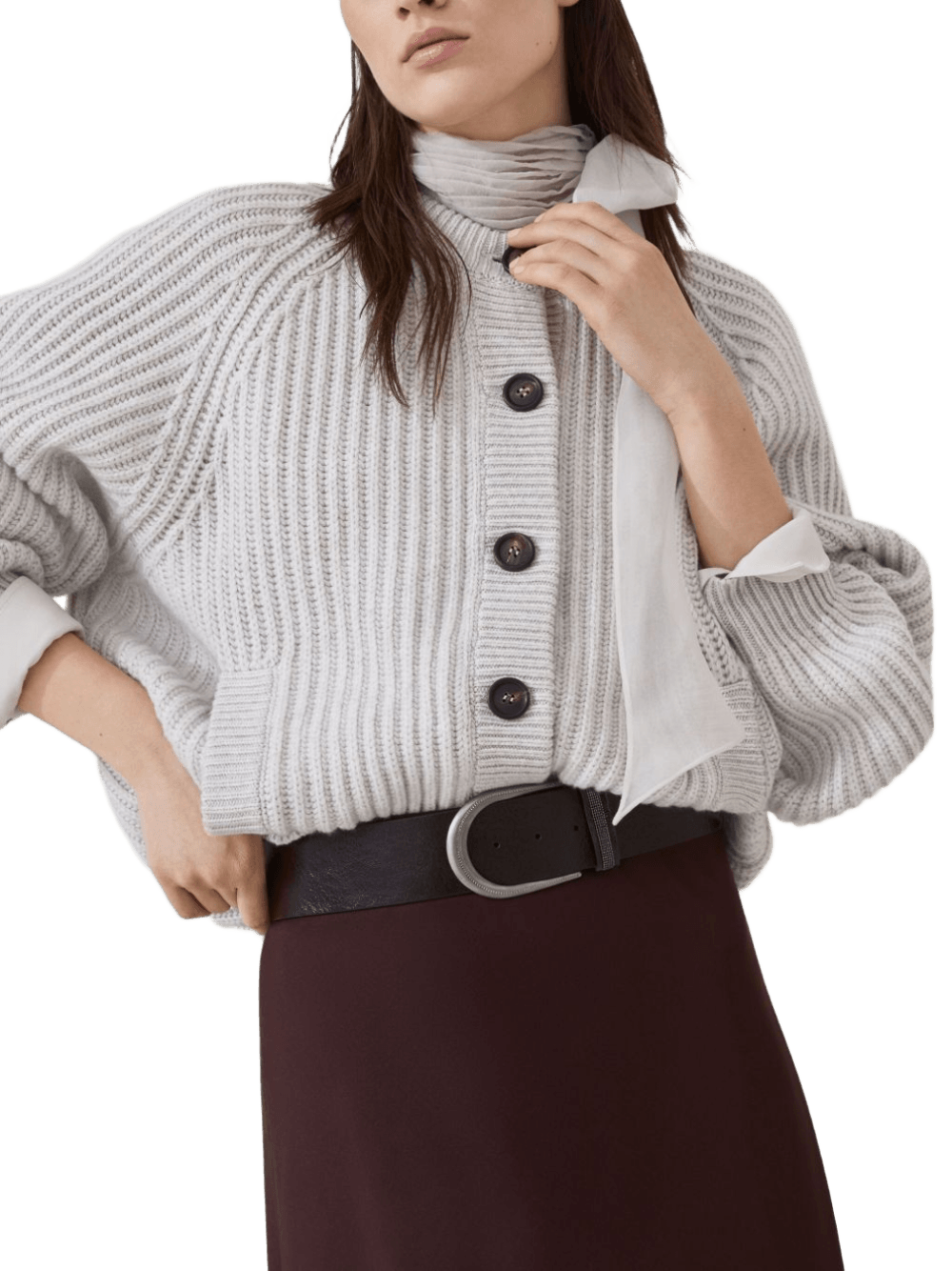 Brunello Cucinelli Glossy Calfskin Belt Glam Steals