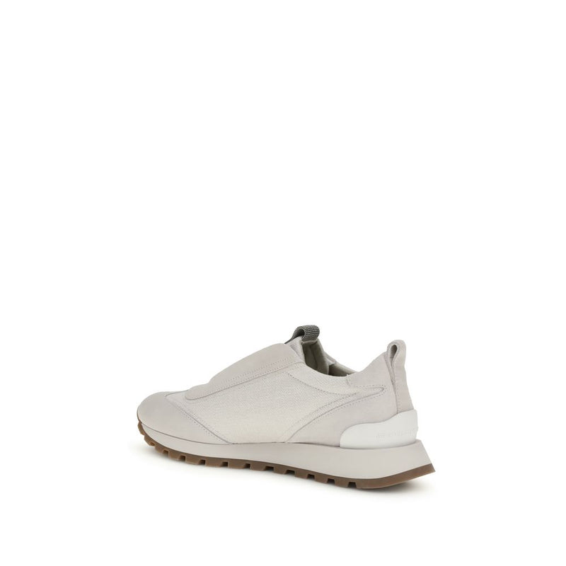 Brunello Cucinelli Gray Athletic Sneakers Glam Steals