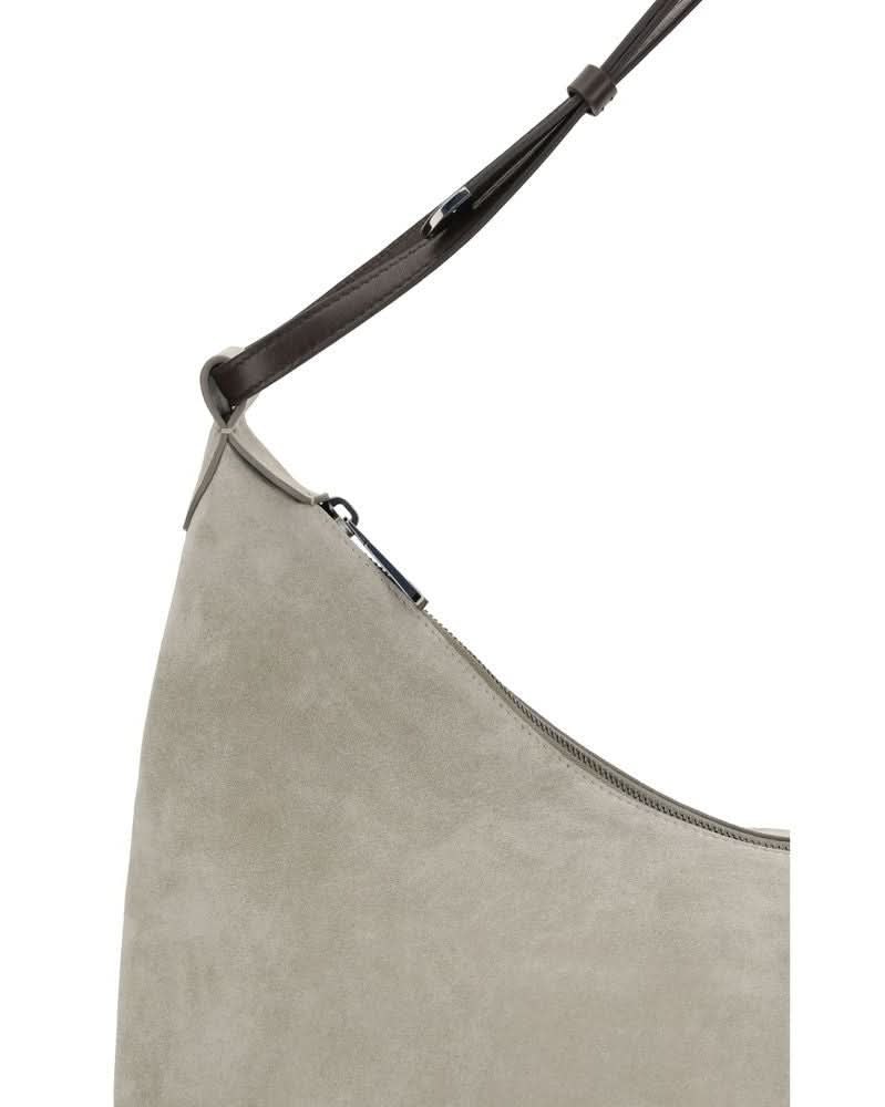Brunello Cucinelli Gray Calf Leather Bos Taurus Handbag Glam Steals