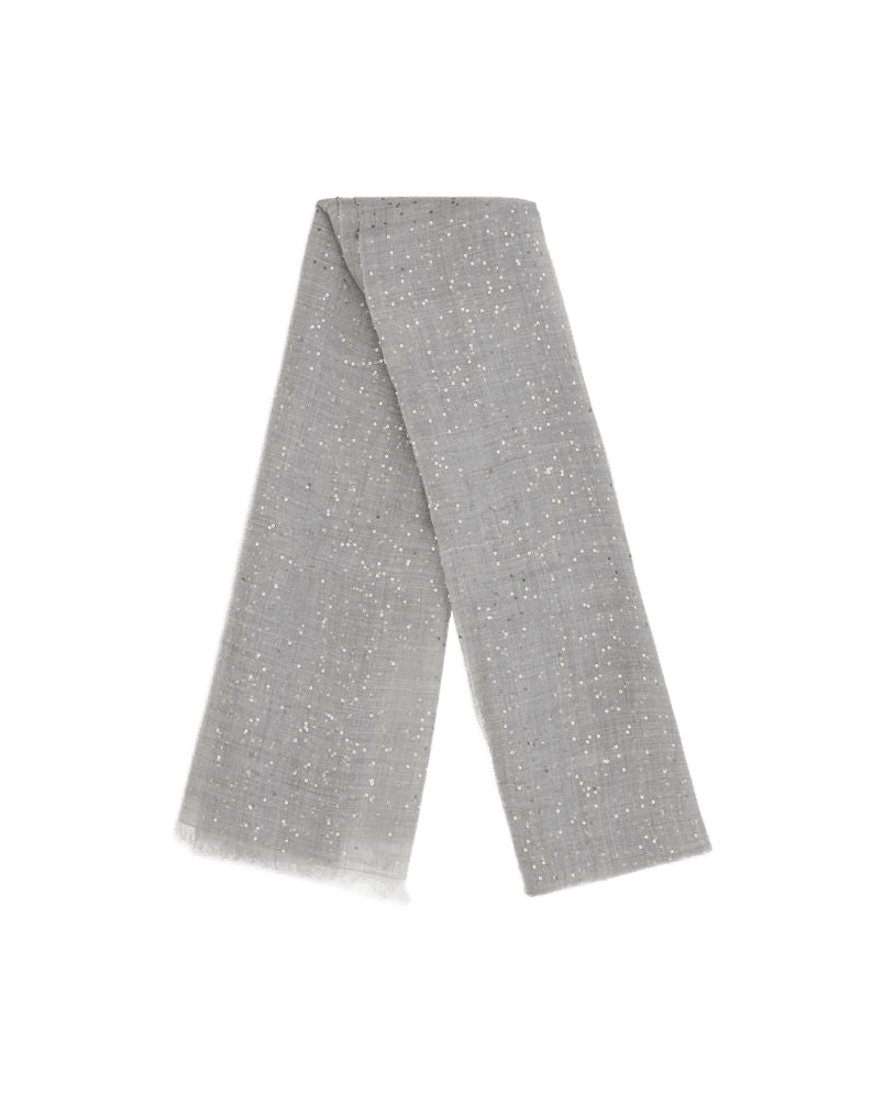 Brunello Cucinelli Gray Cashmere Scarf Glam Steals
