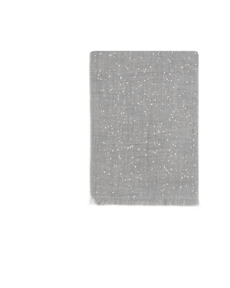 Brunello Cucinelli Gray Cashmere Scarf Glam Steals