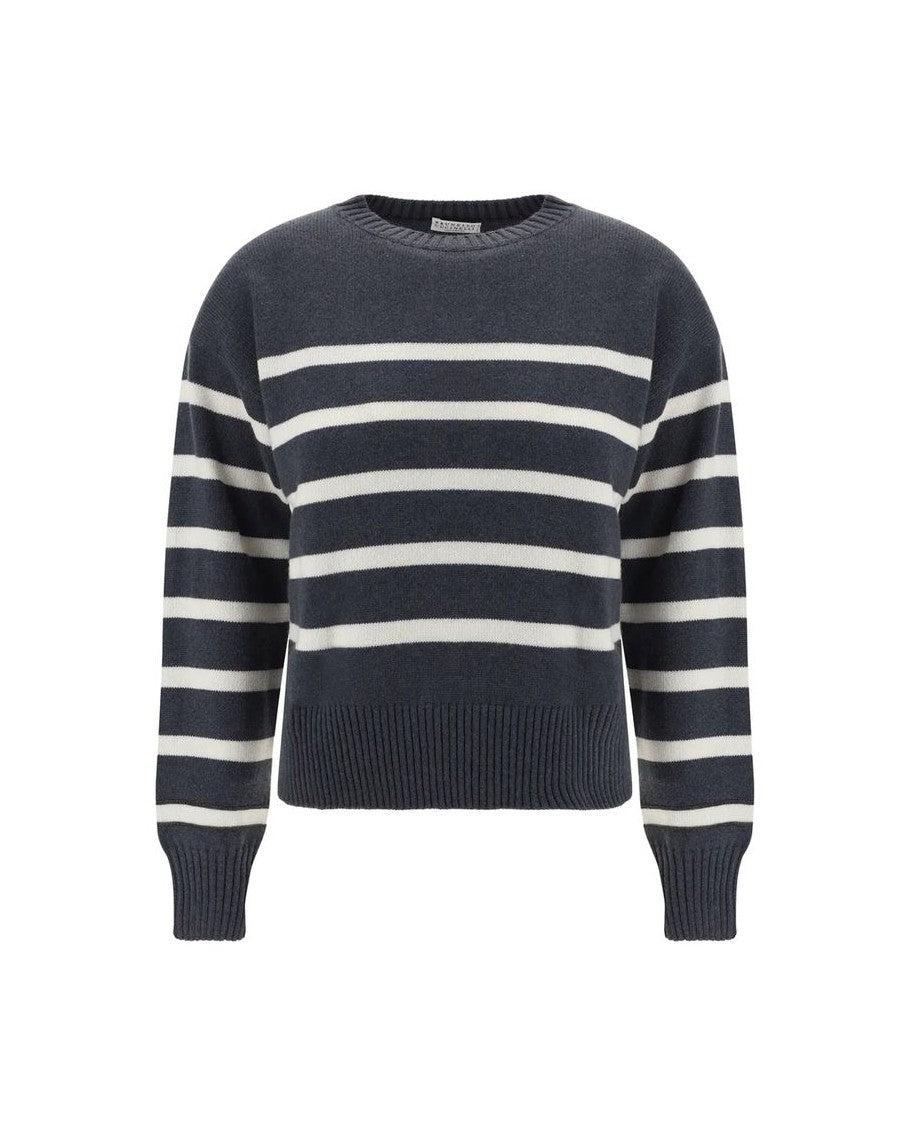 Brunello Cucinelli Gray Cashmere Sweater Glam Steals