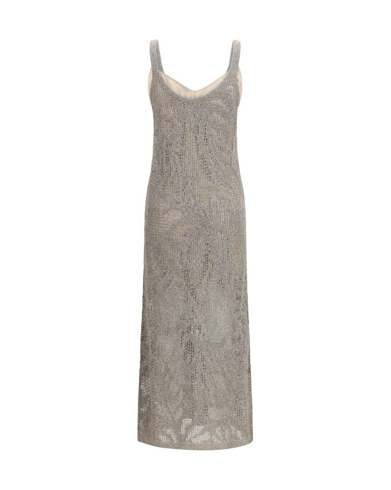 Brunello Cucinelli Gray Linen Casual Dress Glam Steals