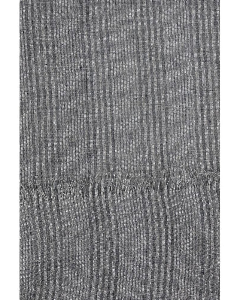 Brunello Cucinelli Gray Linen Scarf 